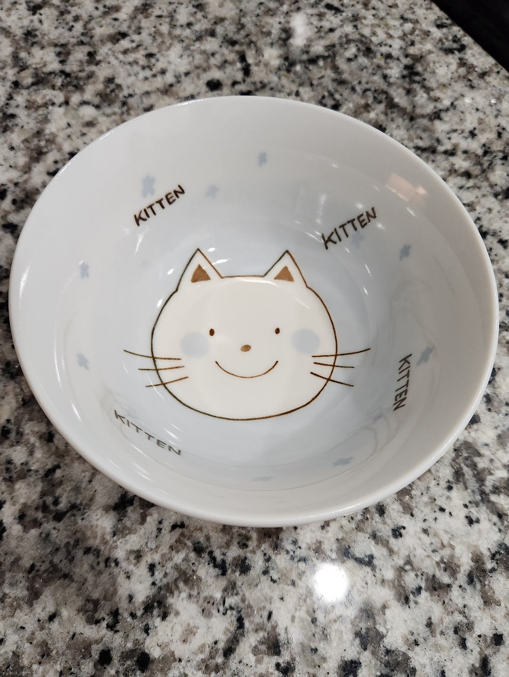 Cheng's Japanese "Kawaii" Kitty White Jade Porcelin Bowl